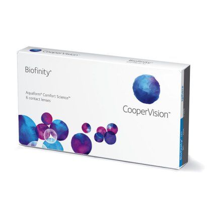 Biofinity - měsíční (6 čoček) (Dioptrie -1.50, Průměr 14.00, Zakřivení 8.60)